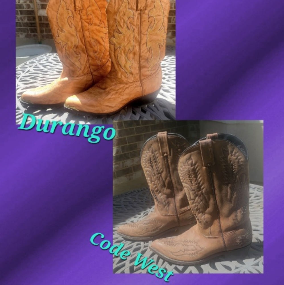 2 pair Cowgirl Boots